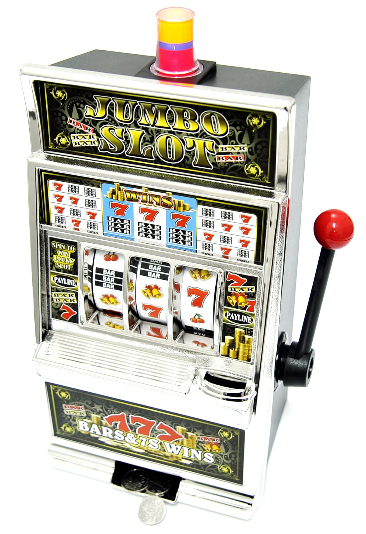 PowerTRC Jumbo Slot Bank coin-slot action for easy savings