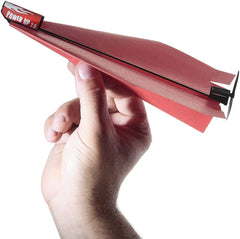 POWERUP 2.0 paper airplane engine close-up highlighting a durable build for longer flights