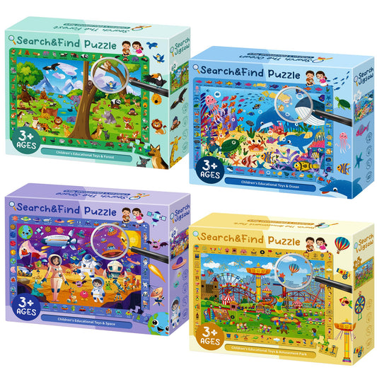 Powza Ocean Scene puzzle: vivid visuals encourage imaginative play and focus