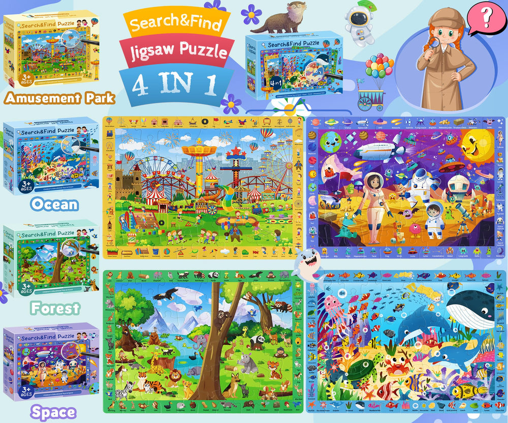 Powza Travel-Friendly Puzzles: on-the-go family fun for kids and adults