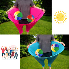POYIPI bouncy balls included for fast-paced toss challenges in the yard.