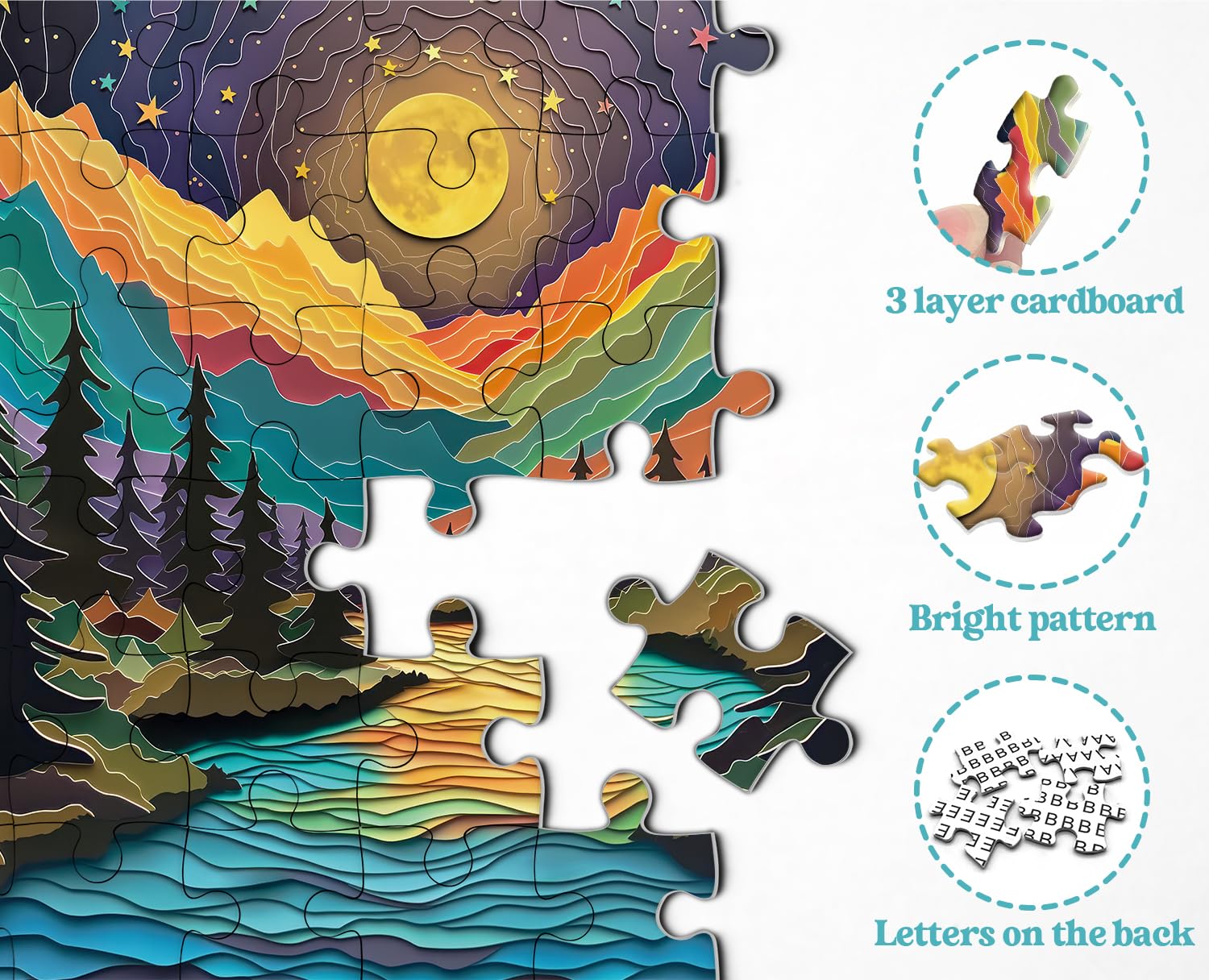 PPuzzling Autostereoscopy 3D Effect Puzzle mimics depth after assembly