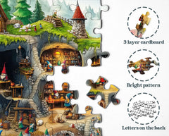 PPuzzling Workshop scenes show fine details to spark curiosity during assembly.