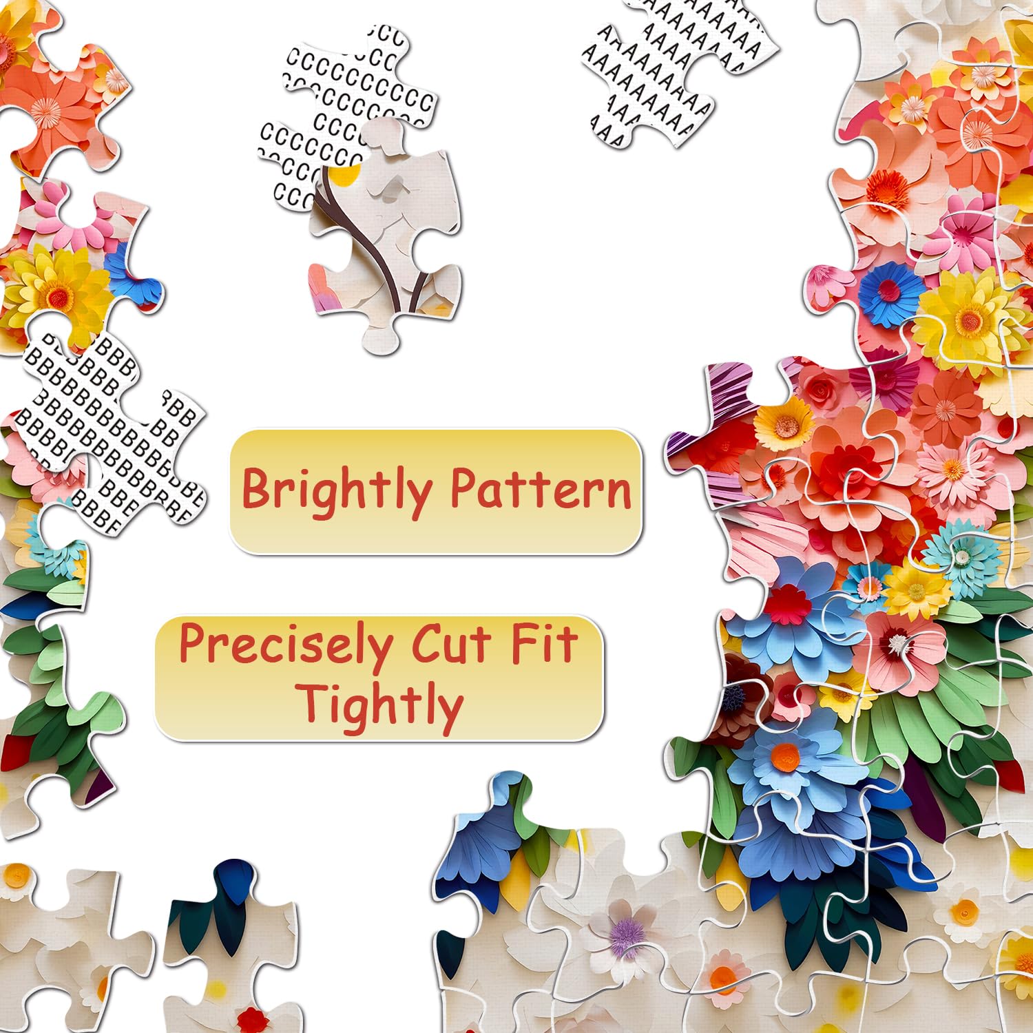 PPuzzling gradient embellishments and gold accents enrich butterfly details.