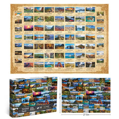 PPuzzling National Parks 1000 pieces for a detailed, engaging puzzle experience.