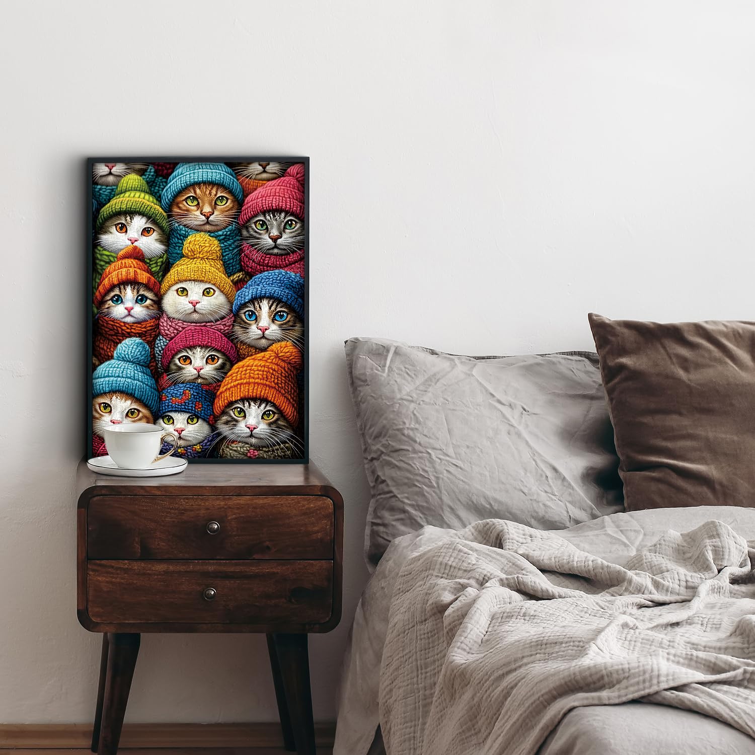 PPuzzling poster included puzzle box doubles as ready-to-frame wall art.