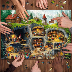 PPuzzling Poster reference image helps guide progress with clear clues.