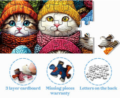 PPuzzling thick-cardboard 1000-piece puzzle lasts through many builds and setups.