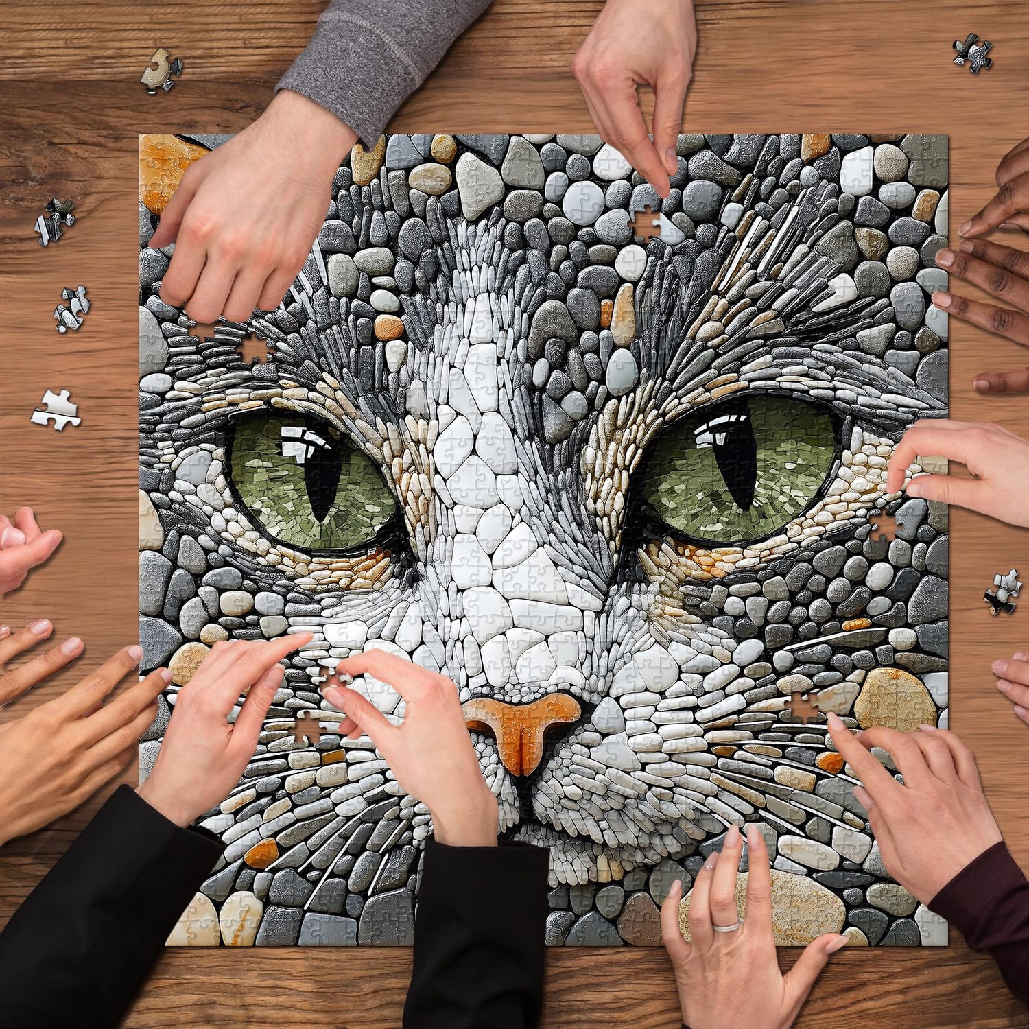 PPuzzling three-layer cardboard construction resists deformation