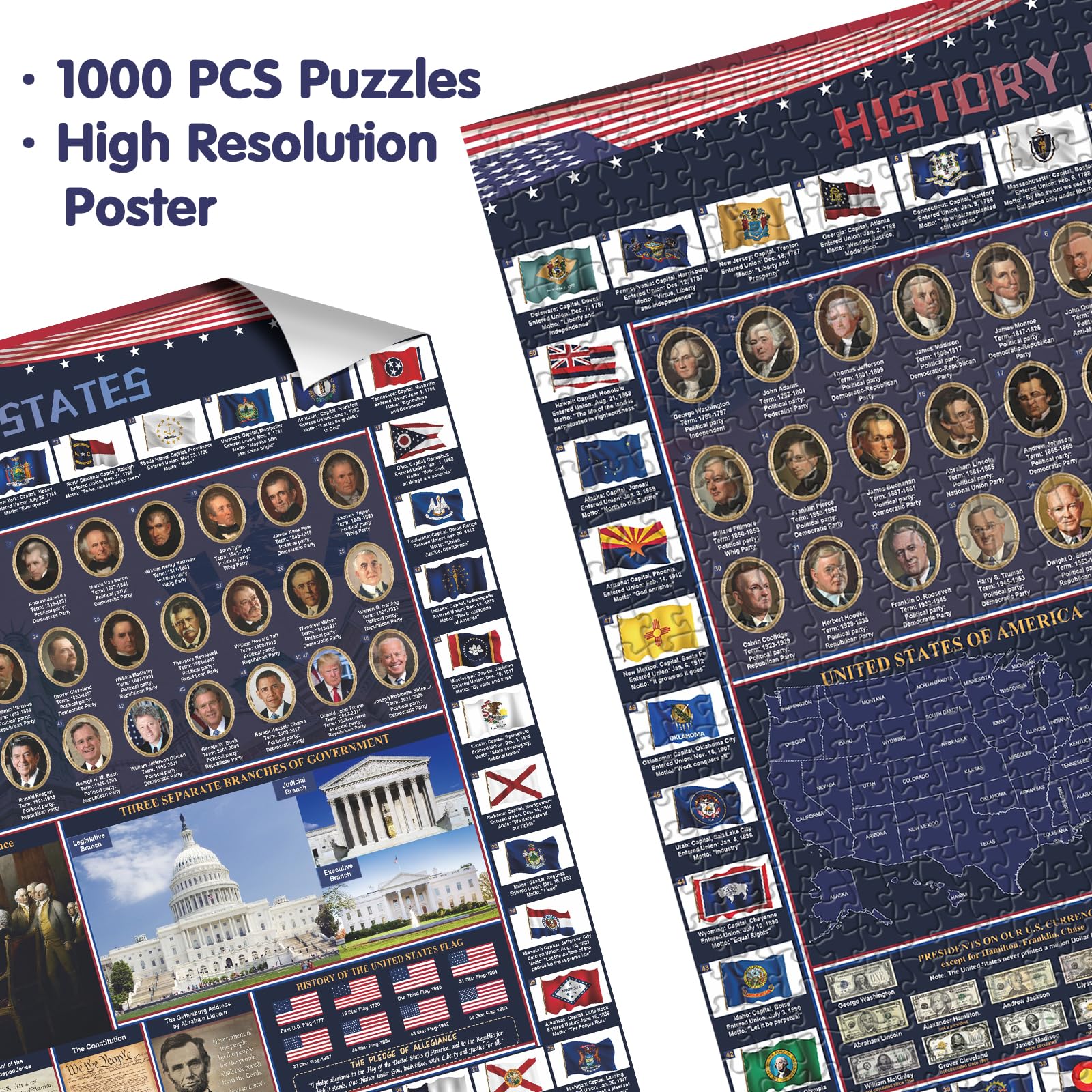 PPuzzling USA map pieces layout for an engaging geography learning moment.
