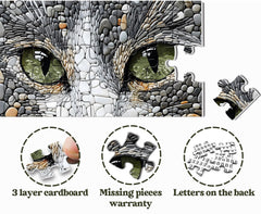 PPuzzling wall-art-ready puzzle for home decor after completion