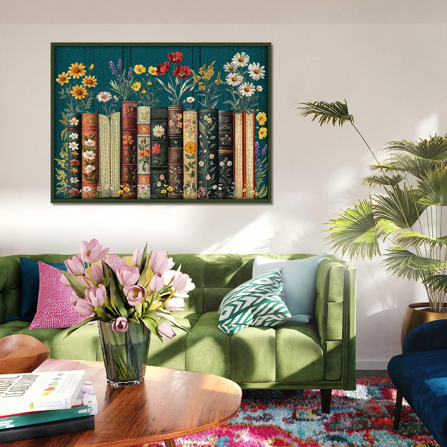 PPuzzling wall art-ready finish offers versatile display options