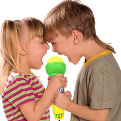 PPXMEEUDC echo microphone blue designed for imaginative play.
