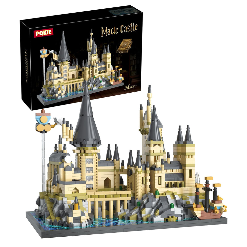 PQKIE Magic Castle with towering spires offers an immersive building experience.