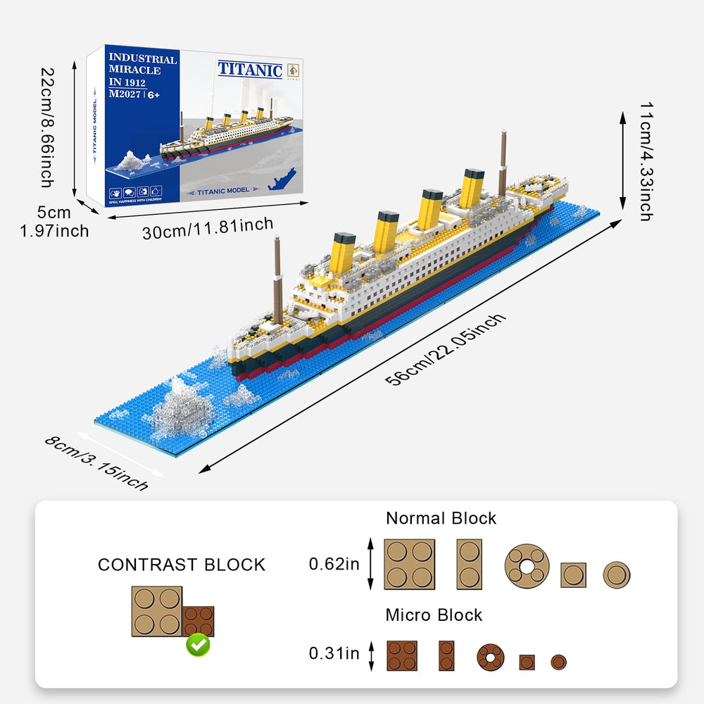 PQKIE Titanic micro mini gift-ready packaging makes a thoughtful present for hobbyists