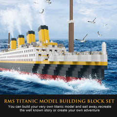 PQKIE Titanic micro mini masts chimneys showcase accurate ship features for model enthusiasts