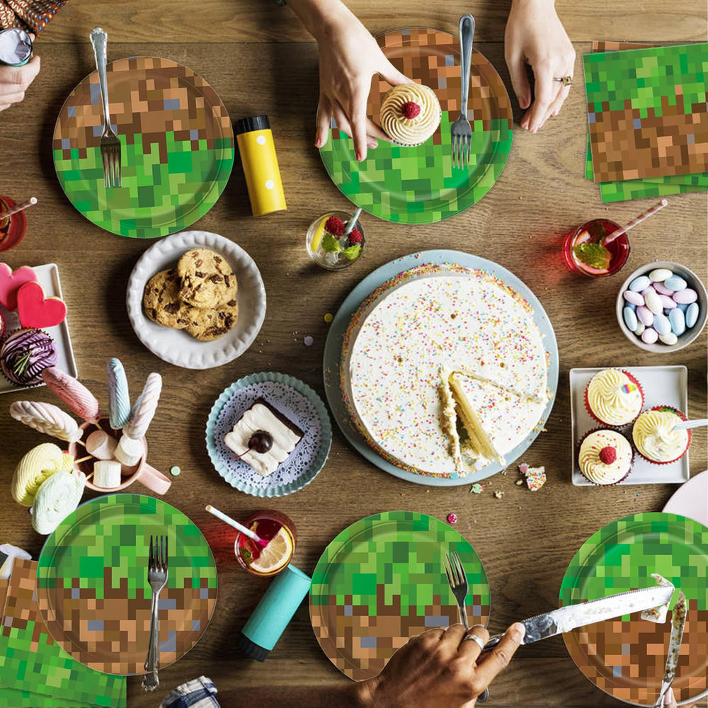 Practice Star pixel party cups for mess-free beverages