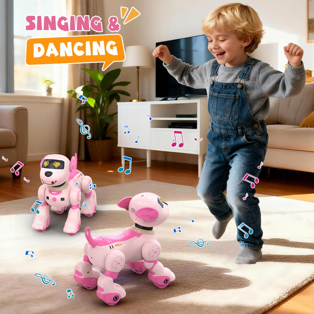 PRANITE Robot Dog durable ABS body built for energetic play