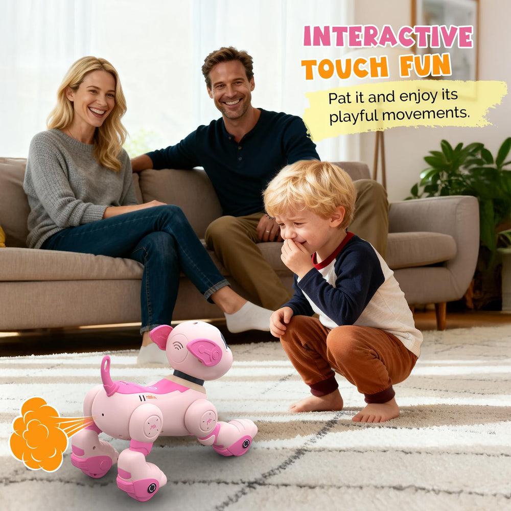 PRANITE Robot Dog following voice control in action