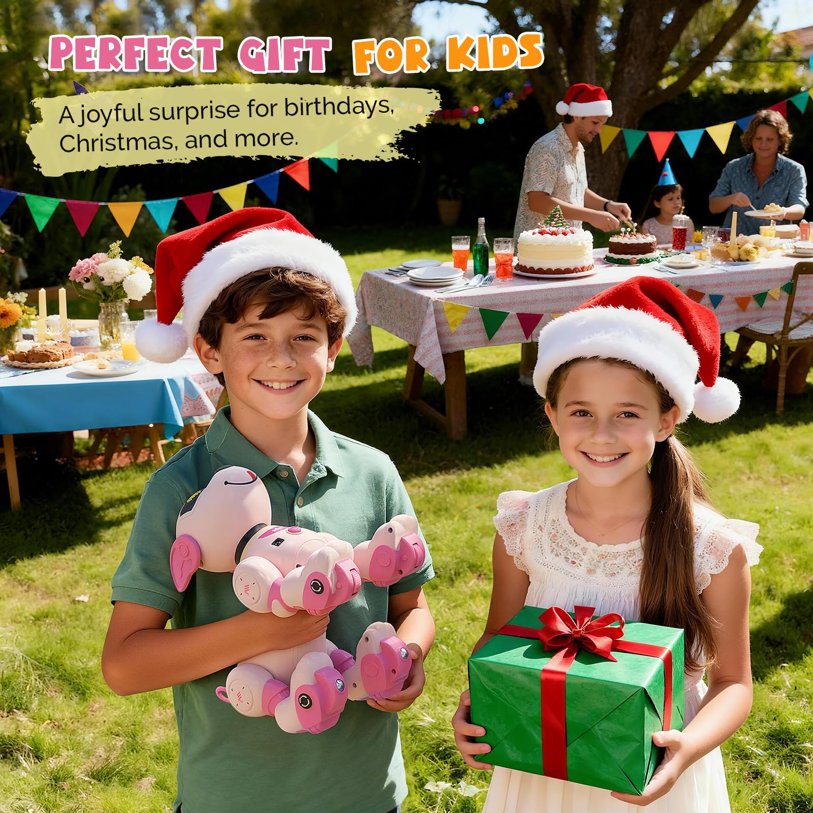 PRANITE Robot Dog pink gift edition ideal for tech-loving kids