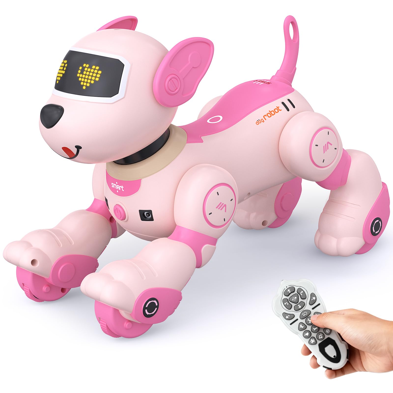 PRANITE Robot Dog with remote-control for stable play across rooms