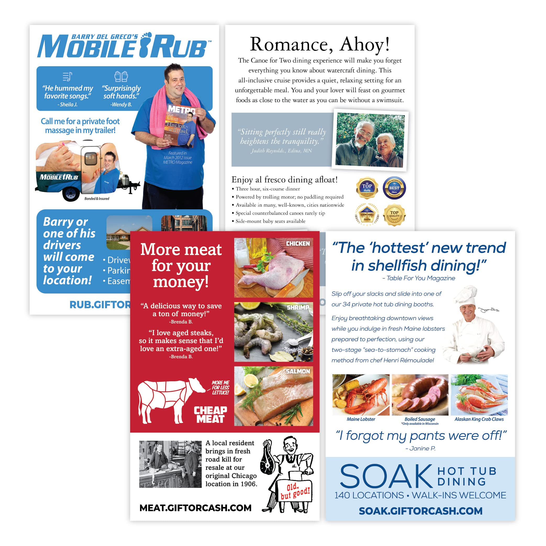 Prank Pack Prank-O mobile-rub card close-up for clever humor