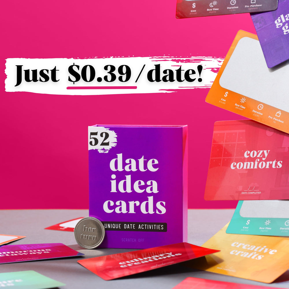 Prazoli couple playing date card shows shared activity