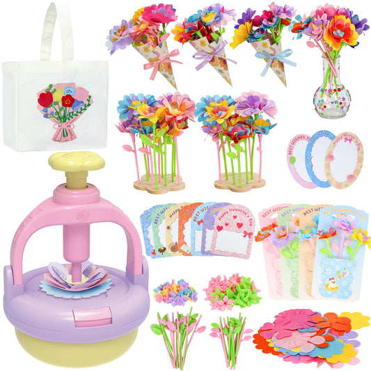 PRE-WORLD DIY Flowers Kit contents enable hands-on budding artistry for kids.