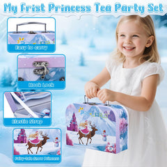 PRE-WORLD Plates invite kids to serve and share snacks during princess tea moments.