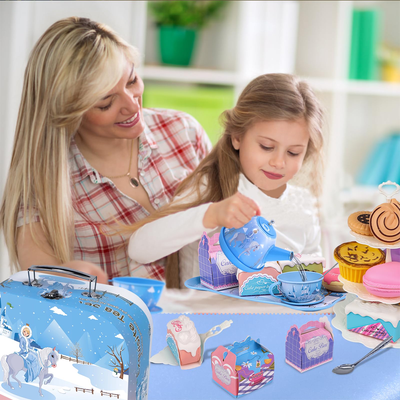 PRE-WORLD carrying case keeps all pieces neatly organized for easy cleanup.