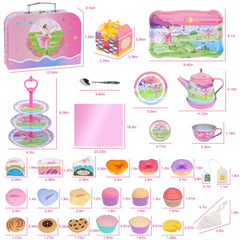 PRE-WORLD tablecloth sets a cozy scene for kids' tea time