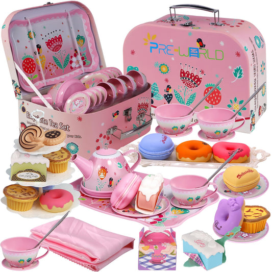 PRE-WORLD tea party teapot for imaginative play during tea time
