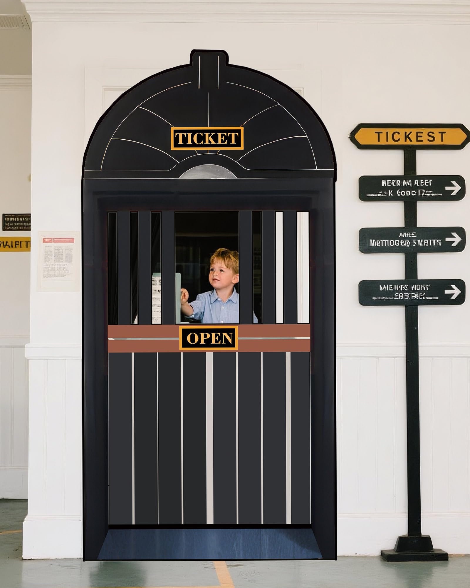 Preboun train-ticket-hall-curtain-edges-finished offers durable, tear-free edges.