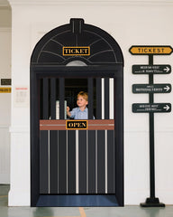 Preboun train-ticket-hall-curtain-edges-finished offers durable, tear-free edges.