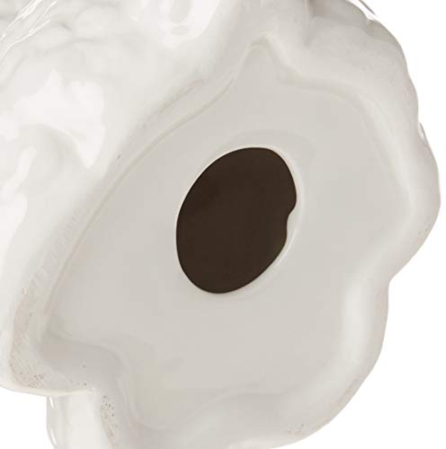 Precious Moments Heaven’s Blessing Lamb Piggy Bank closeup ceramic texture and delicate hand-painted details.