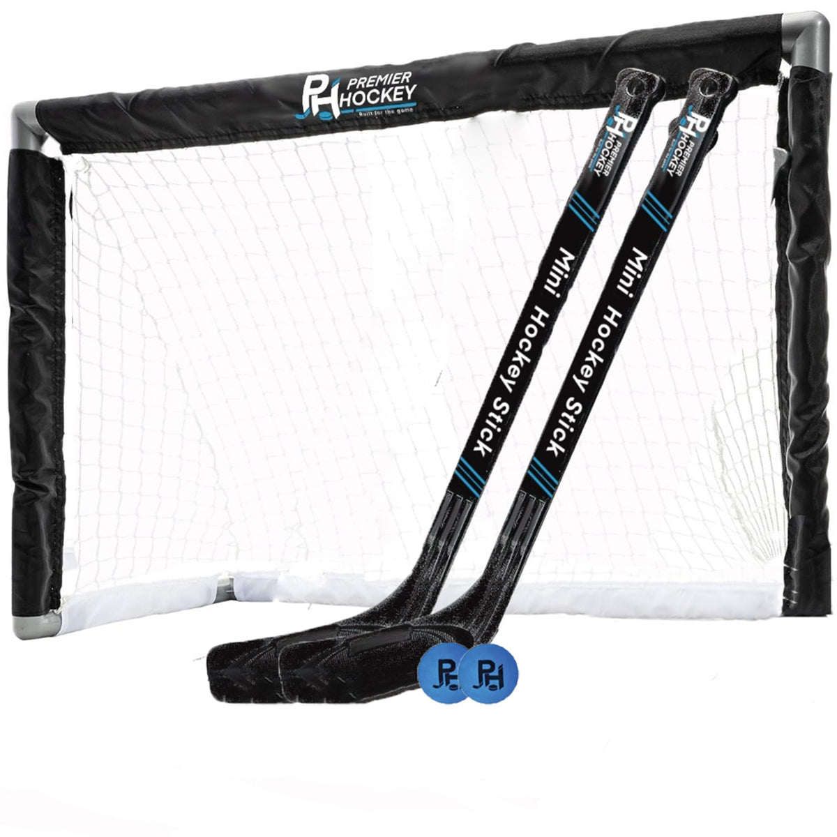 Premier Sports knee hockey set mini goal for indoor play