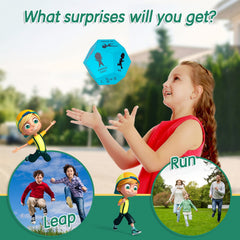 Premkid blue action patterns dice support motor skill practice in classrooms