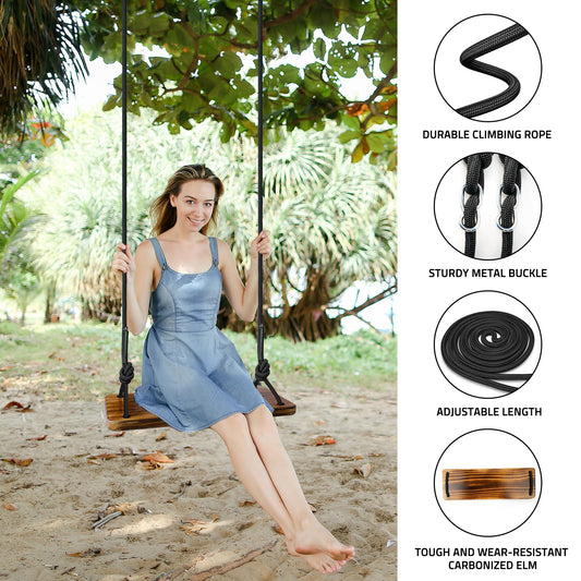Premkid sturdy rope demonstrates 500 lb load support for adults and kids.