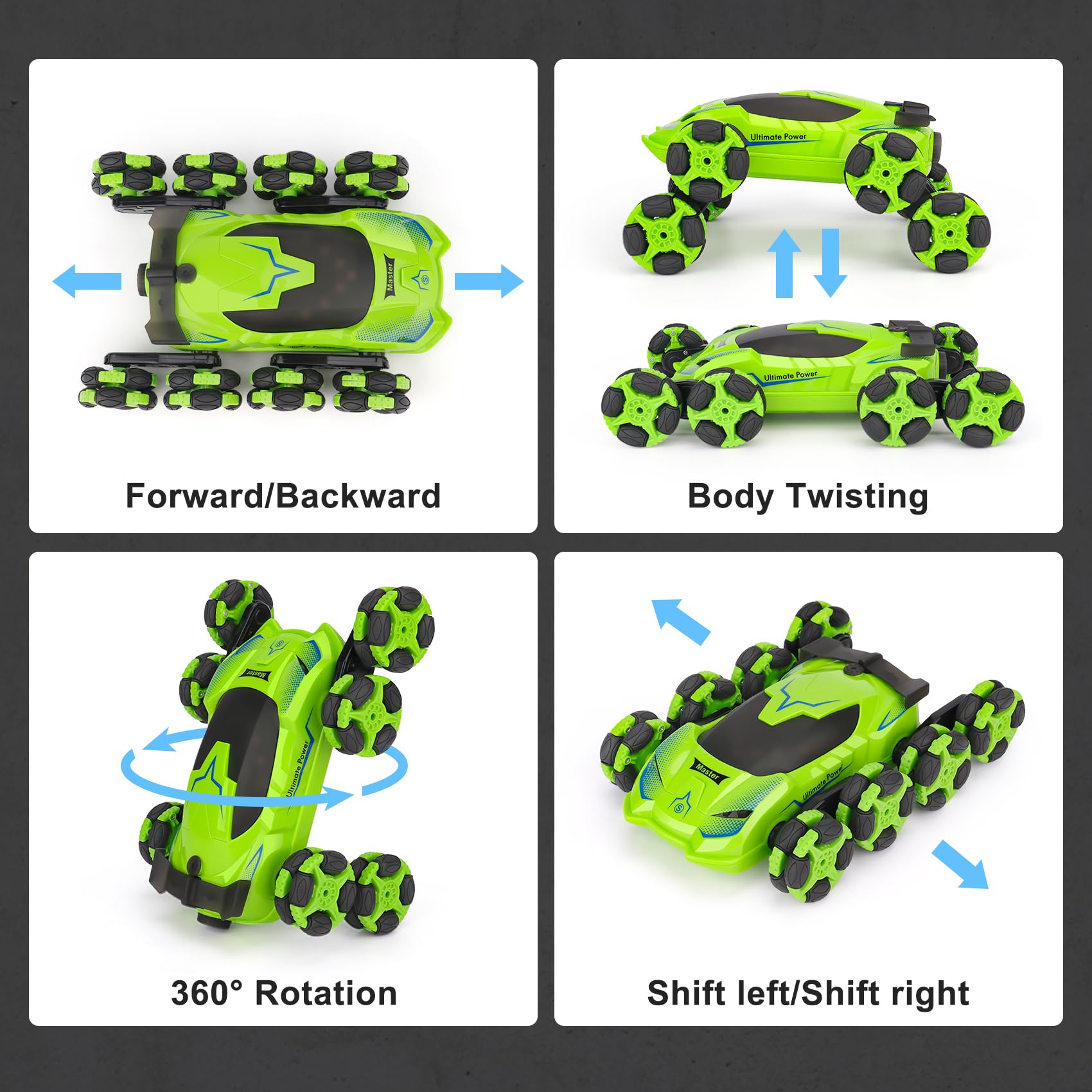 PREPOP 8WD RC car designed for kids ages 6+ for safe, supervised fun.