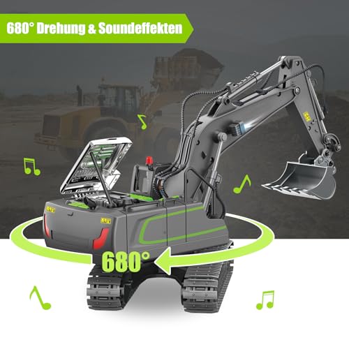 PREPOP kid playing with the excavator for imaginative outdoor construction play.