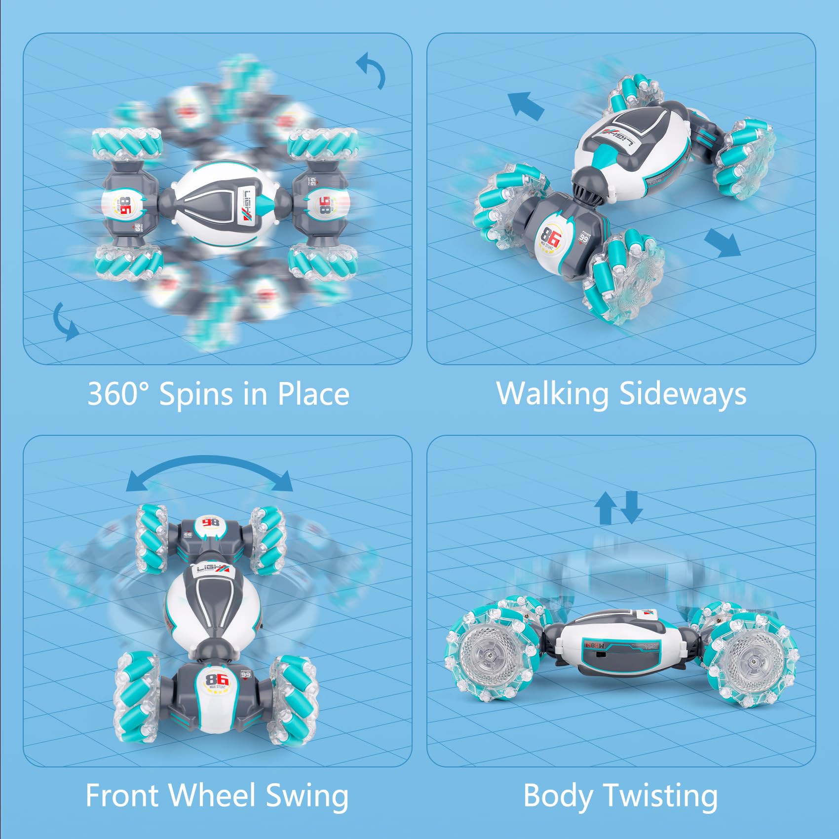PREPOP 360-degree rotation showcases swift on-the-spot turns