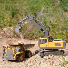 PREPOP RC dump truck with lights and sounds for immersive play