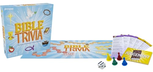 Pressman Bible Trivia players enjoying a game night with family and friends