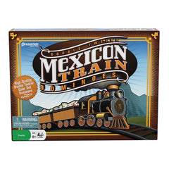 Included train markers and hub for authentic Mexican Train gameplay and strategy.
