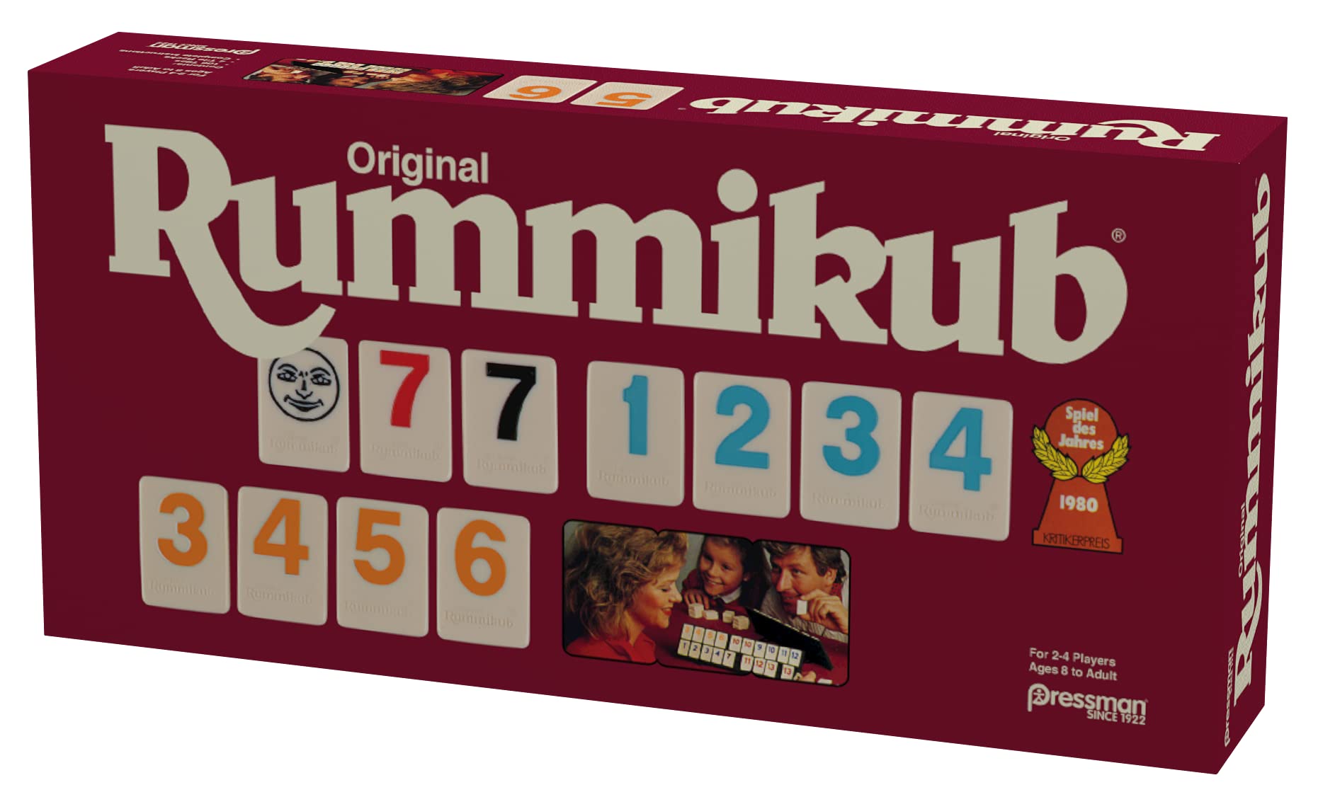 Pressman Rummikub joker tiles showing flexible play options and substitutions.