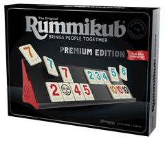 Pressman Rummikub Premium Edition Silver design highlights a sleek look.