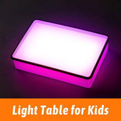 PreTrans light box demonstrates three color temperatures for versatile art sessions
