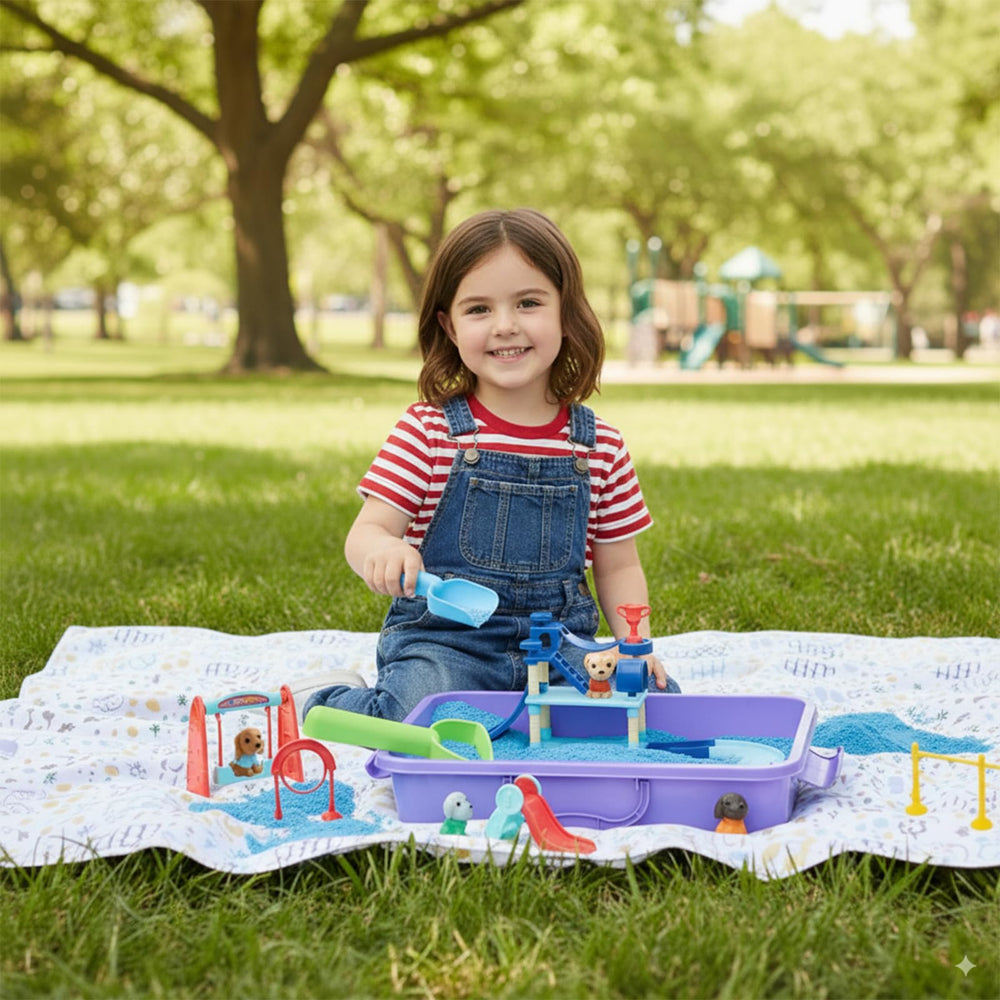 PreTrans Pet Track Set multi-use tray for puzzles and crafts.