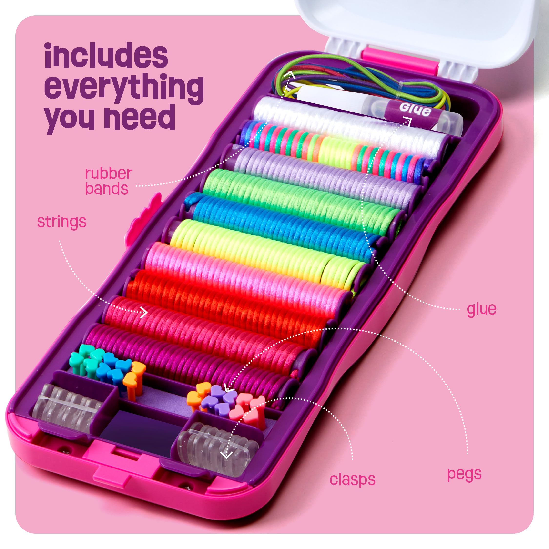 Pretty Me colorful strings for creative patterns