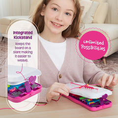 Pretty Me bracelet kit pegs layout stabilizes weaving